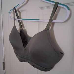 Olive Green Wireless Bra